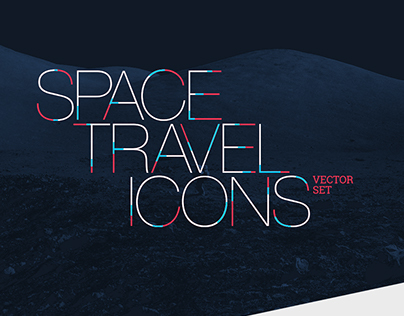 Space Travel Icons Set