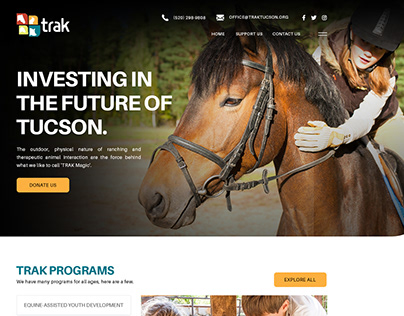 Ranching Organiztion Website Concept