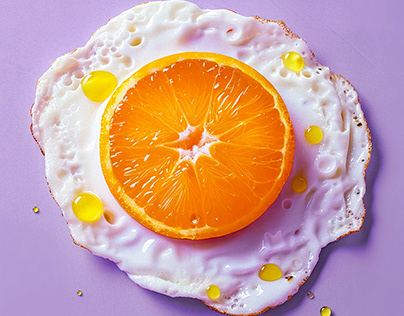 Vitamin Addict : Egg With Orange Slice