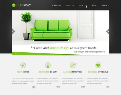 Cleanway - Multipurpose PSD Theme