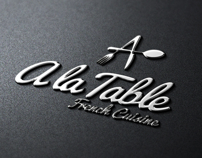 A La Table French Cuisine Logo Template