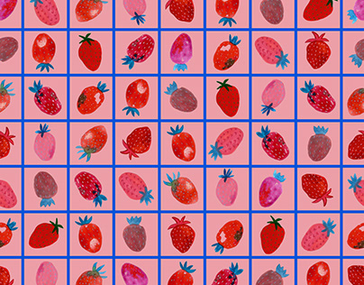Print Design | Strawberries
