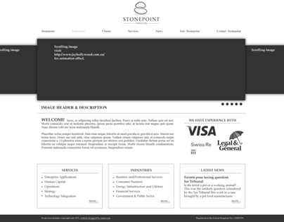 Stonepoint consulting - web project