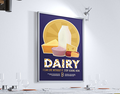 Anti-Dairy Poster