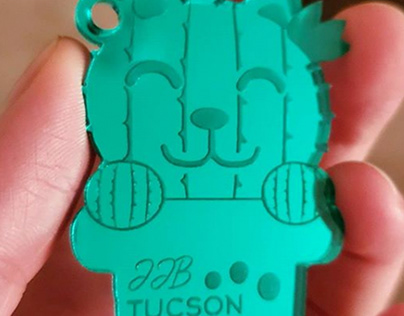 JJB Tucson Adventure Cat-cus Keychain