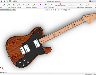 Fender CAD Models - CREO Parametric and Solidworks