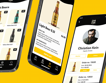 mobile app / craft brewery