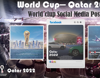 Project thumbnail - World Cup Qatar 2022 social media designs