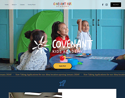 Covenant Kids Academy | Squarespace Website