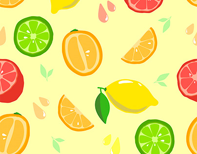 seamless fruit patterns