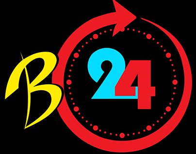 B24 Broadcasting channel logo and old packaging