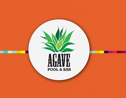 Agave logo and menu for the Four Seasons Pool & Resort