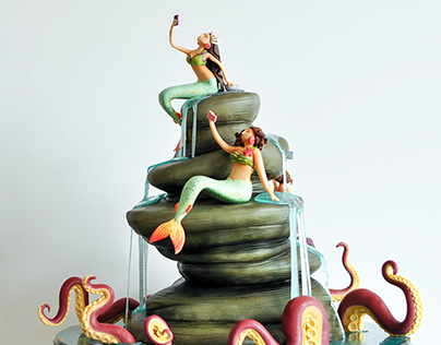 Mermaid Cake for Adobe Photoshop's Collabograms