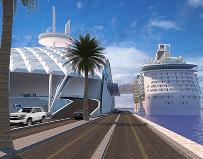 Cruise terminal and Port Service Center