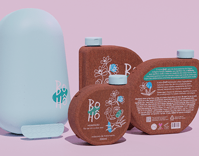 Bohô - Sistema de embalagens para produtos de cabelo