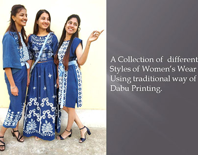Sustainable Women's Wear using Dabu Printing