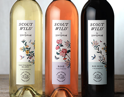 Scout Wild Packaging Design (Scout & Cellar)