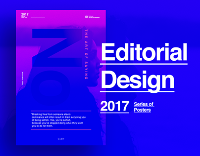 Editorial Design Work 2017