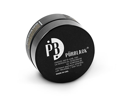 PÜRBLACK® Package design / jar