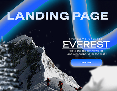 landing page «EVEREST TOUR»