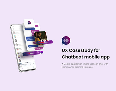 ux case study for chat beat mobile app