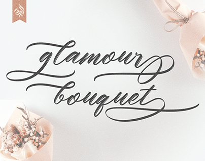 Free | Glamour Bouquet Wedding Font