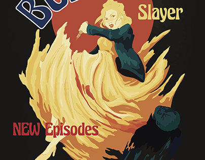 Buffy the Vampire Slayer (art nouveau poster)