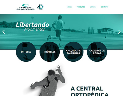 Website Responsivo Central Ortopédica
