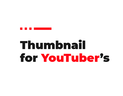 Thumbnail for YouTuber's