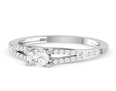 Best White Gold Wedding Rings | PC Jeweller