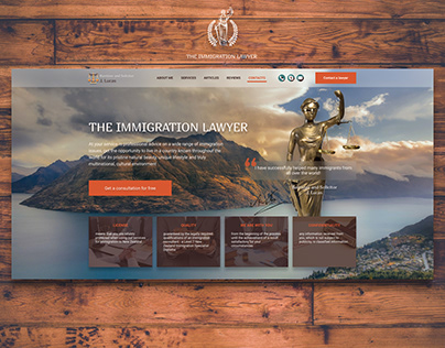 Landing Page The Immigration Lawyer