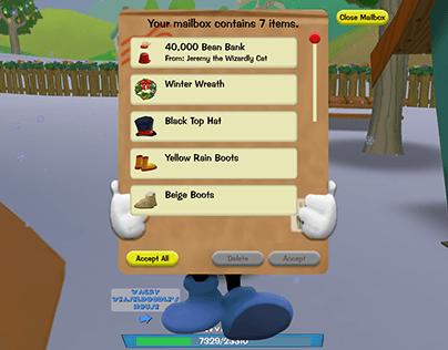 Delivering a new mailbox experience for Toontown