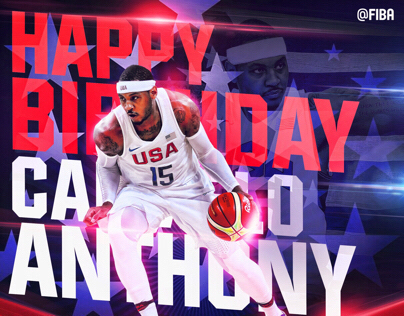 FIBA Happy Birthday Graphics