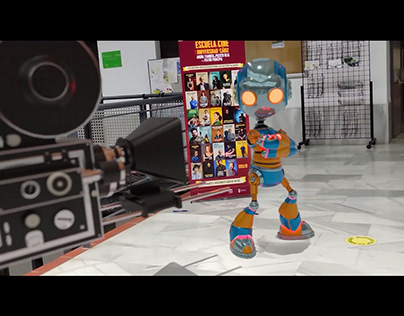 Blender 3.0 Cycles Robot dance | VFX breakdown