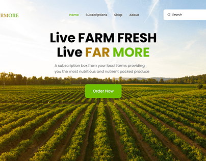 FARMORE (FARM PRODUCE DELIVERY SERVICE WEBSITE)