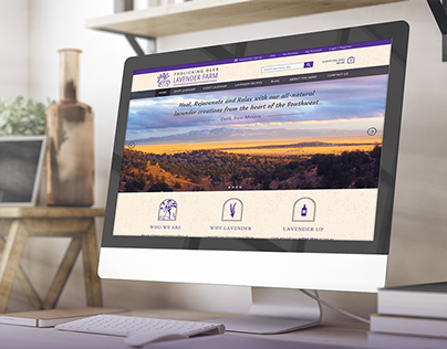UI & UX Web Design: Lavender Farm