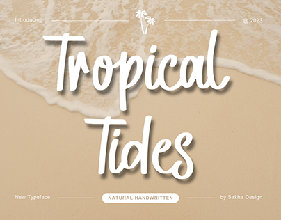 Tropical Tides - Handwritten Font