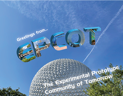 EPCOT Postcard