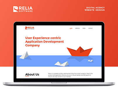 Design Agency Website Redesign - Relia Software