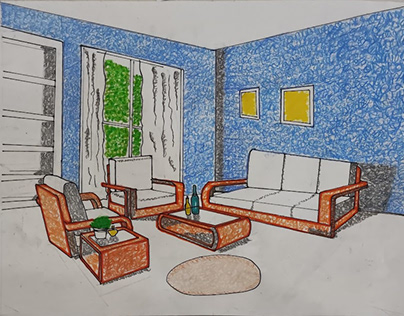 CBDD1103-LIVING ROOM- TWO POINT PERSPECTIVE 2