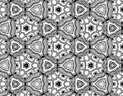 Monochrome Abstract Pattern