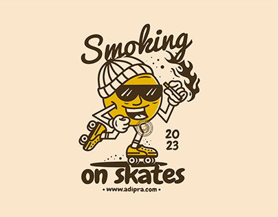 Smoking on skates