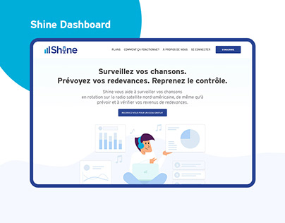 Shine Dashboard - Website Redesign