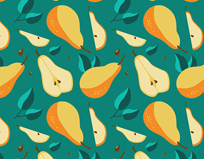 Fruits and berries pattern