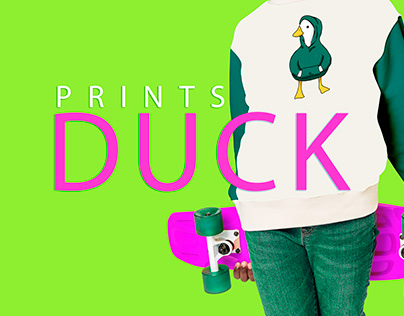 Duck prints for kids clothing