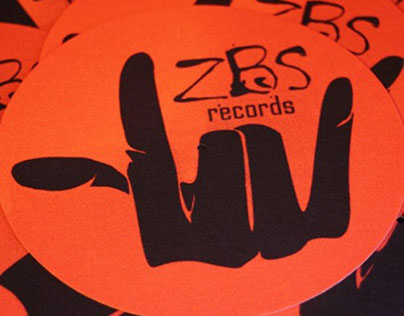 ZBS Records vinyl company. Logo.