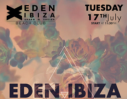 Eden Ibiza Beach Club Artwork