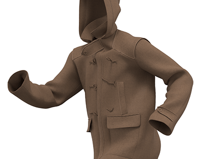 3D Menswear Coat & Jacket