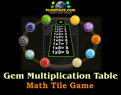 Gems Multiplication Table