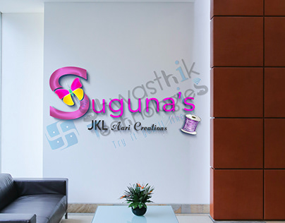logo design for suguna's JKL aari creation